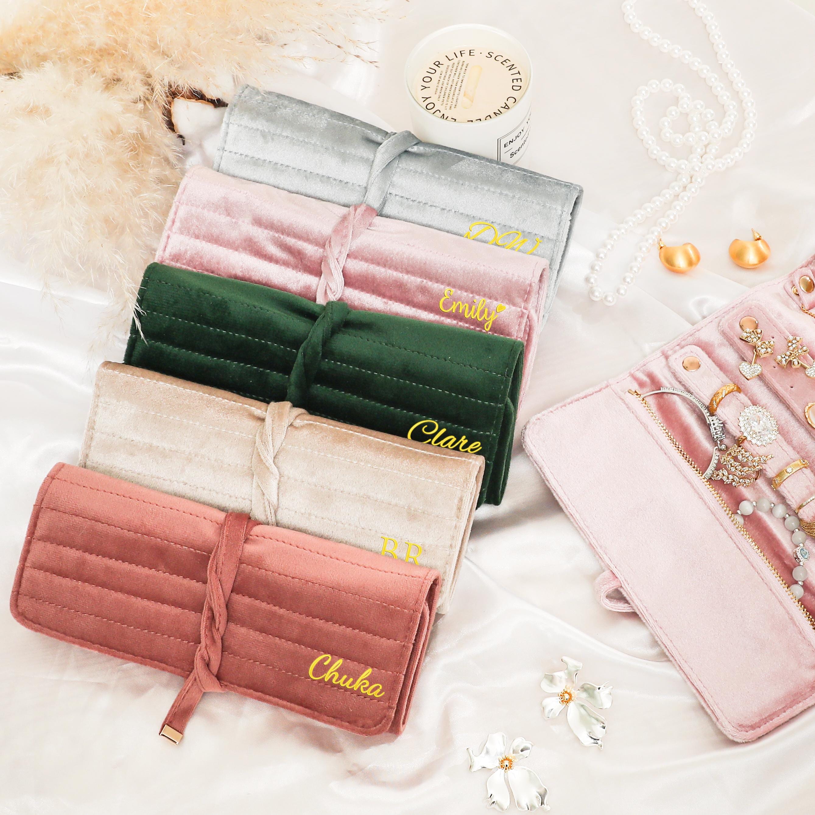 Organizzatore Portagioie ROSENICE - Rotolo Con Bottoni, Per Orecchini, Collane E Bracciali - Foto 4