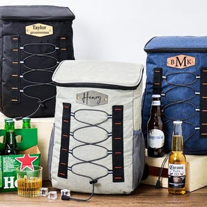 Personalized Groomsmen Cooler Backpack, Custom Bridesmaid Cooler Bag, Groomsmen Gift Large Beer Cooler, Bachelor Party Gift, Best Man Gift
