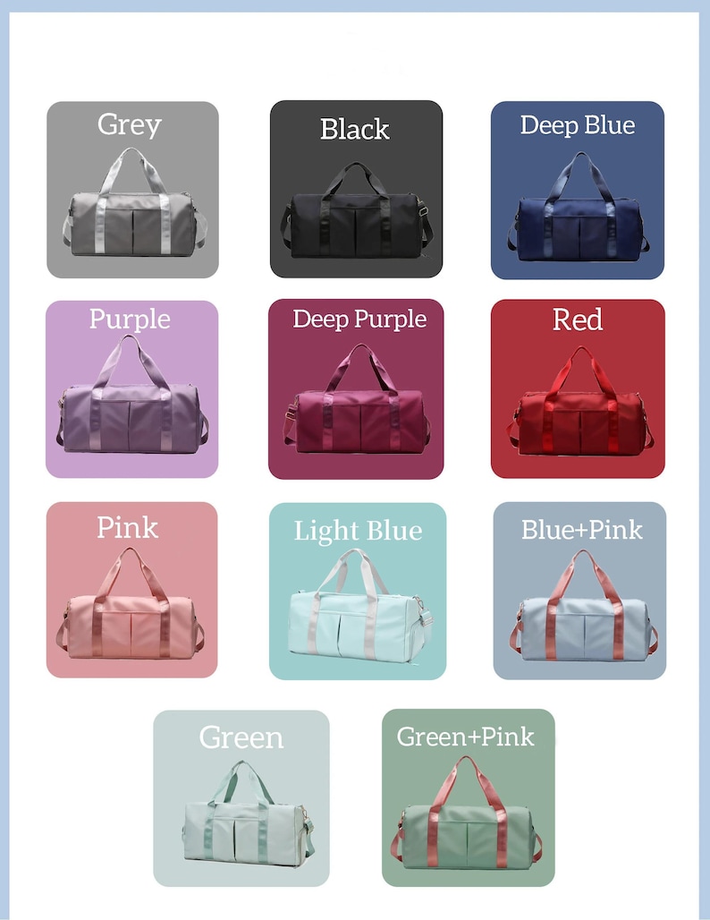 Bolsa de lona con monograma, bolsa de gimnasio, bolsa de viaje personalizada, bolsa de fin de semana, bolsa de viaje con monograma, bolsa de viaje, bolsa de lona para niños, bolsa imagen 4