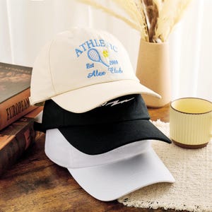 Custom Embroidered Washed Cotton Baseball Hat, Personalized Text Logo, Unisex Dad Cap, Unisex Baseball Hat, Birthday Gift, Bridesmaid Gifts