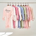 Bridesmaid Robes Personalized, Lace Bridesmaid Robe, Bridesmaid Gift, Customized Robes, Bridal Party Robes, Bridesmaid Proposal Gift product logo