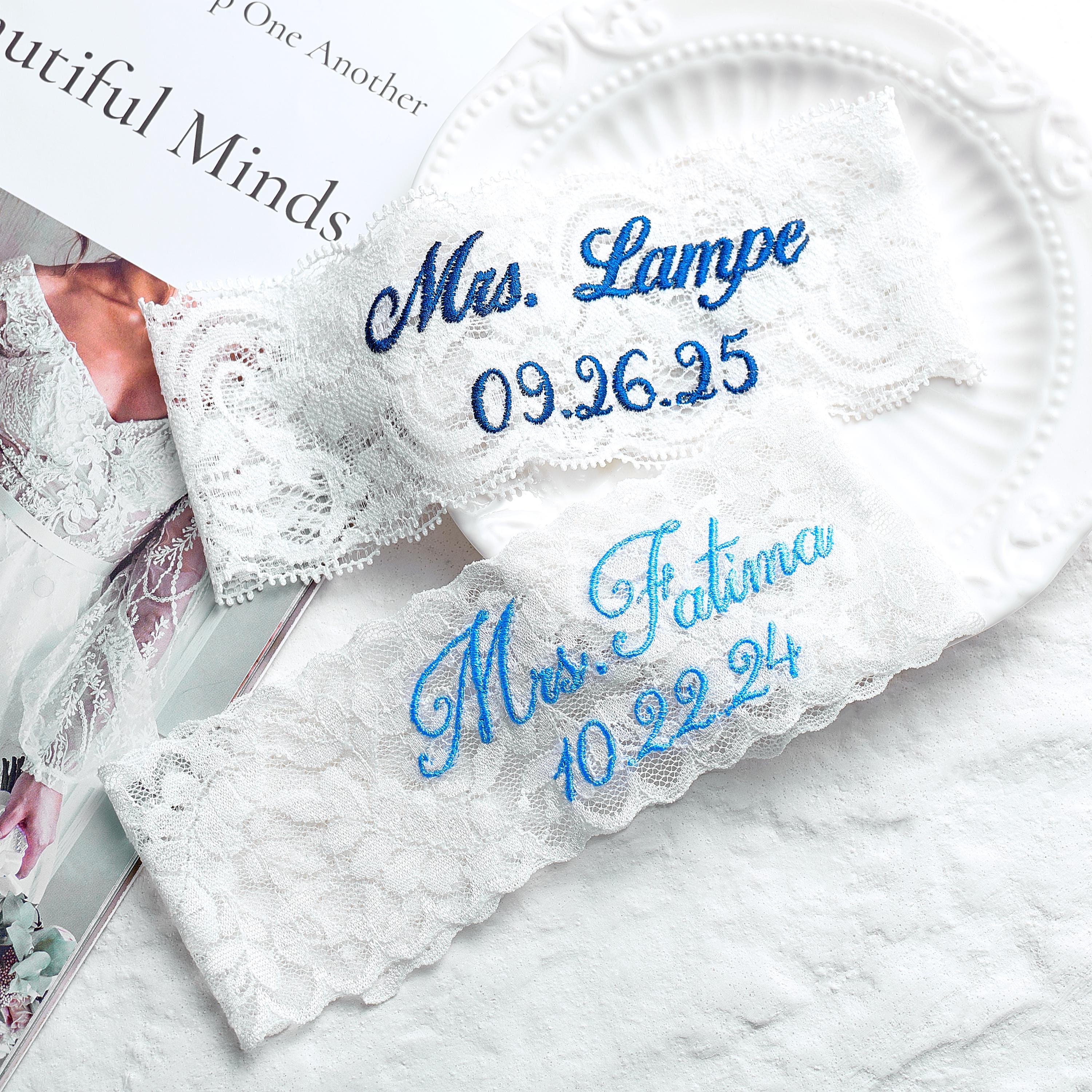 custom garter belt for wedding Donna Wedding Garter main image 1