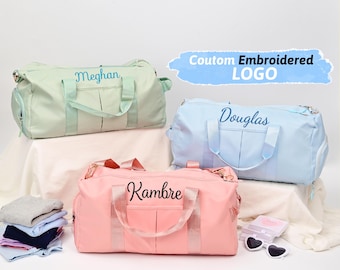Monogrammed Duffel Bag, Gym bag Luggage, Personalized Overnight Bag, Weekender Bag, Monogram Overnight Bag, Travel Bag, Kids Duffel Bag, bag