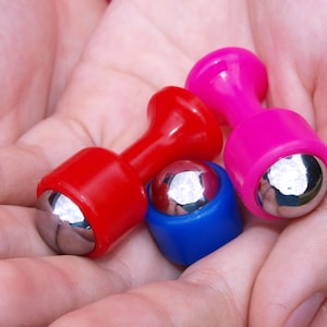 Orb-it spring-loaded roller fidget toy stainless steel ball