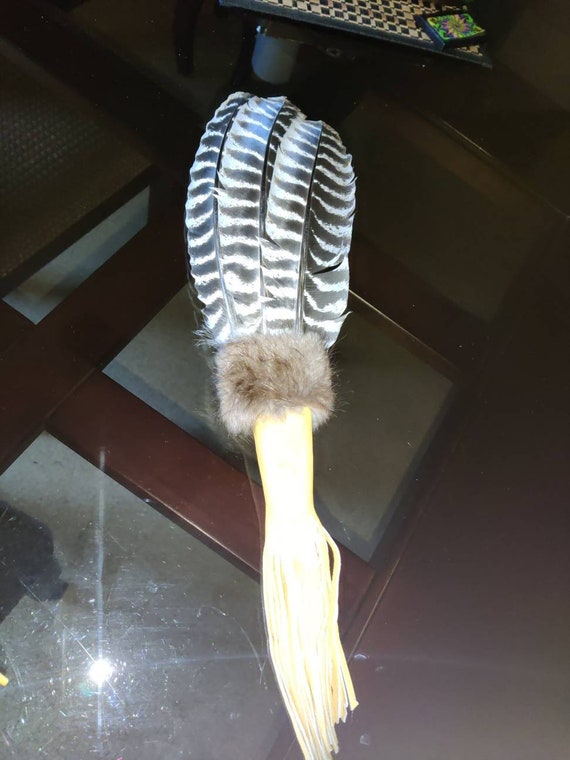 Native American Feather Fan Etsy