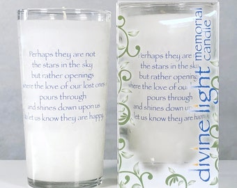 Memorial Candle – Sympathy Gift, Remembrance Candle