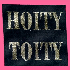 Hoity Toity Needlepoint Canvas