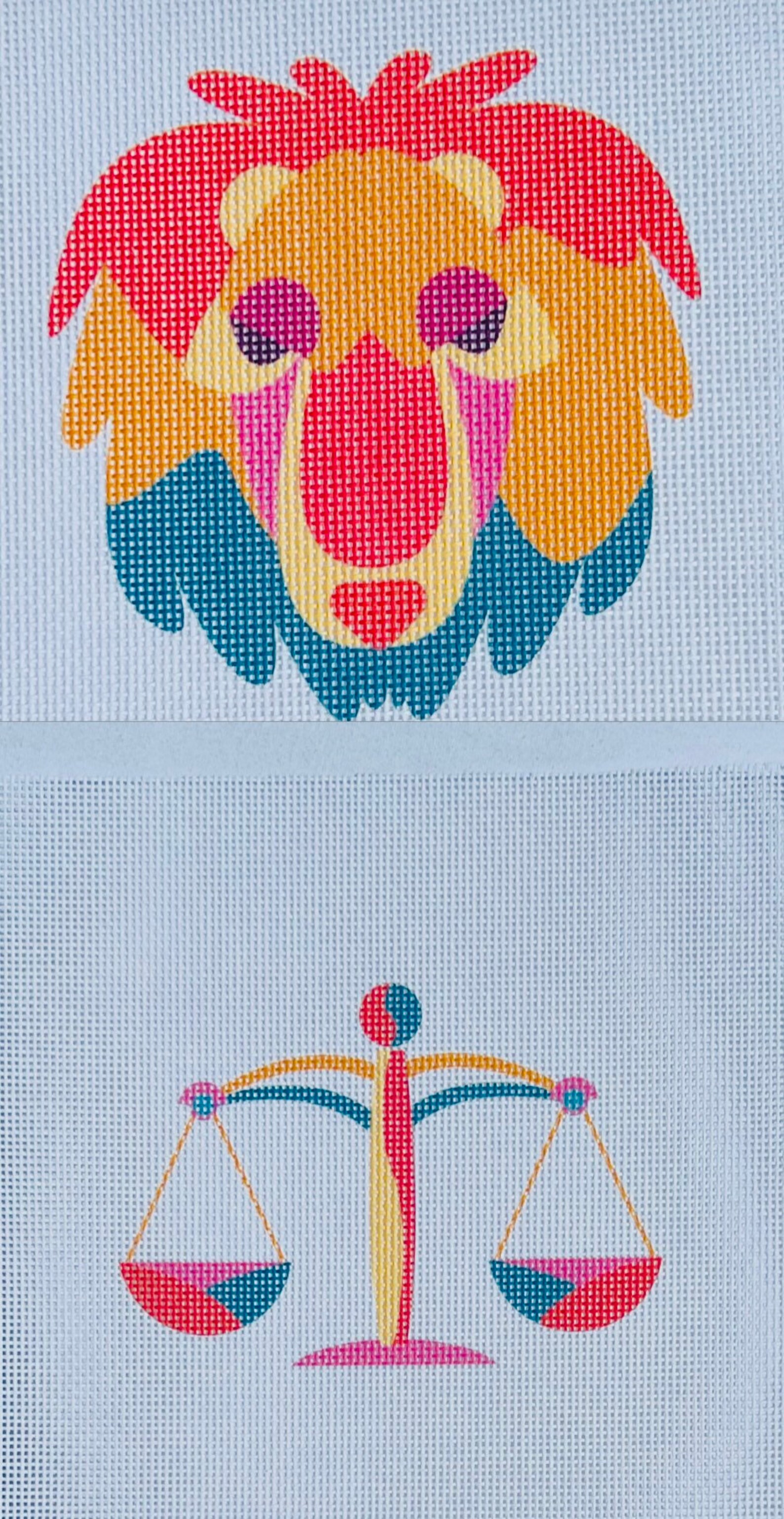 Zodiac Needlepoint Canvases Etsy