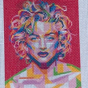 Madonna Needlepoint Canvas - Etsy