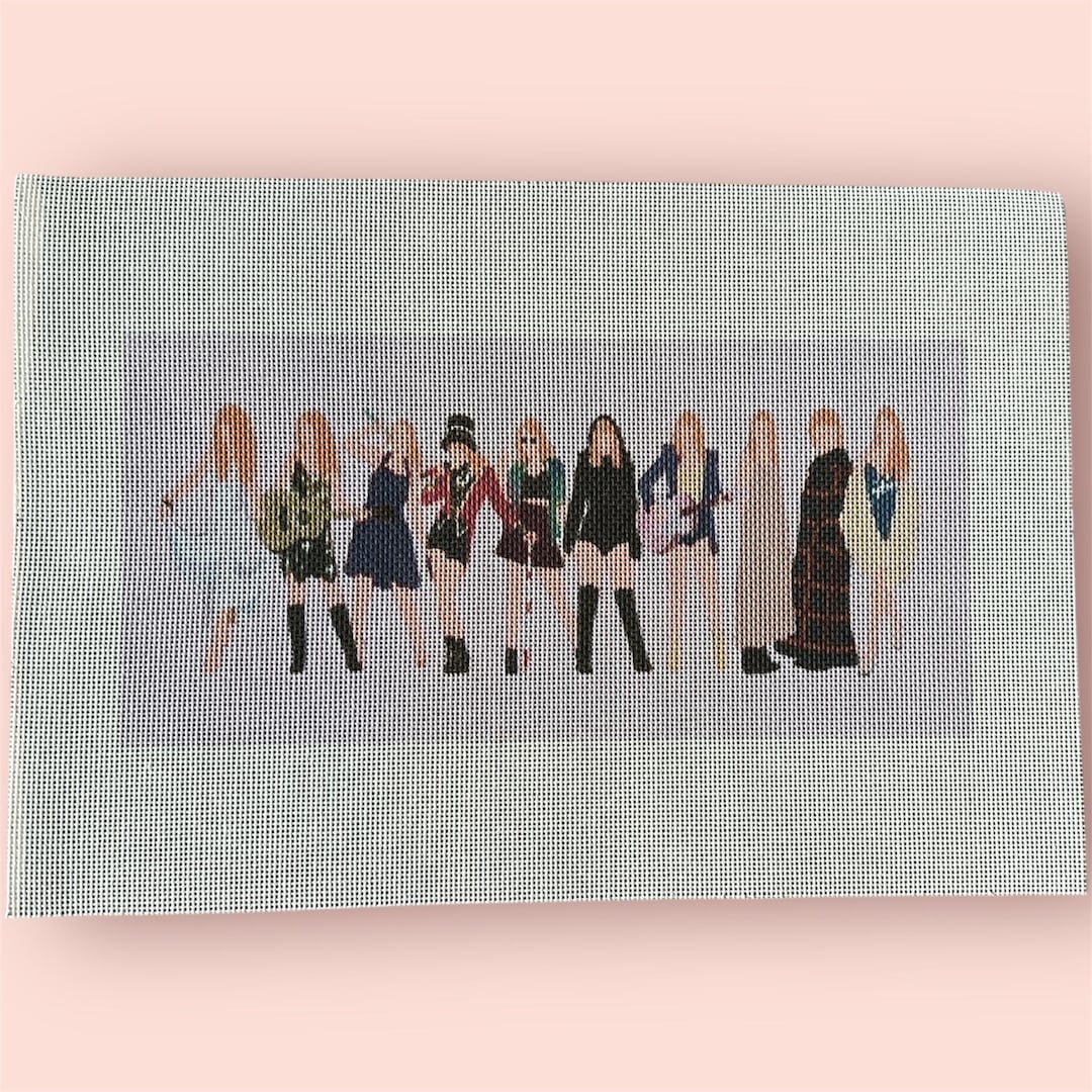 Taylor Swift Tour Outfits Needlepoint Canvas – 18 Mesh