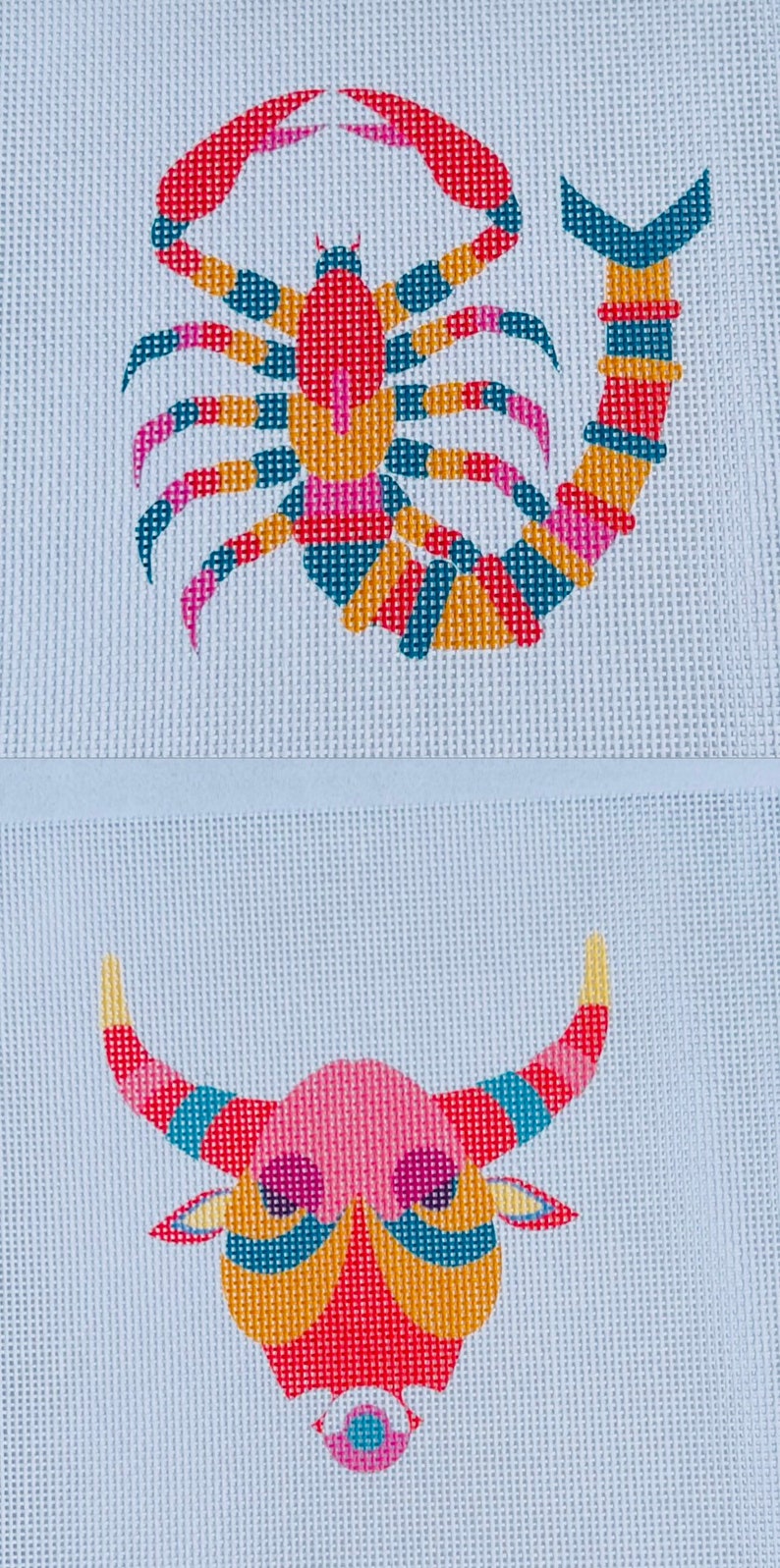 Zodiac Needlepoint Canvases Etsy