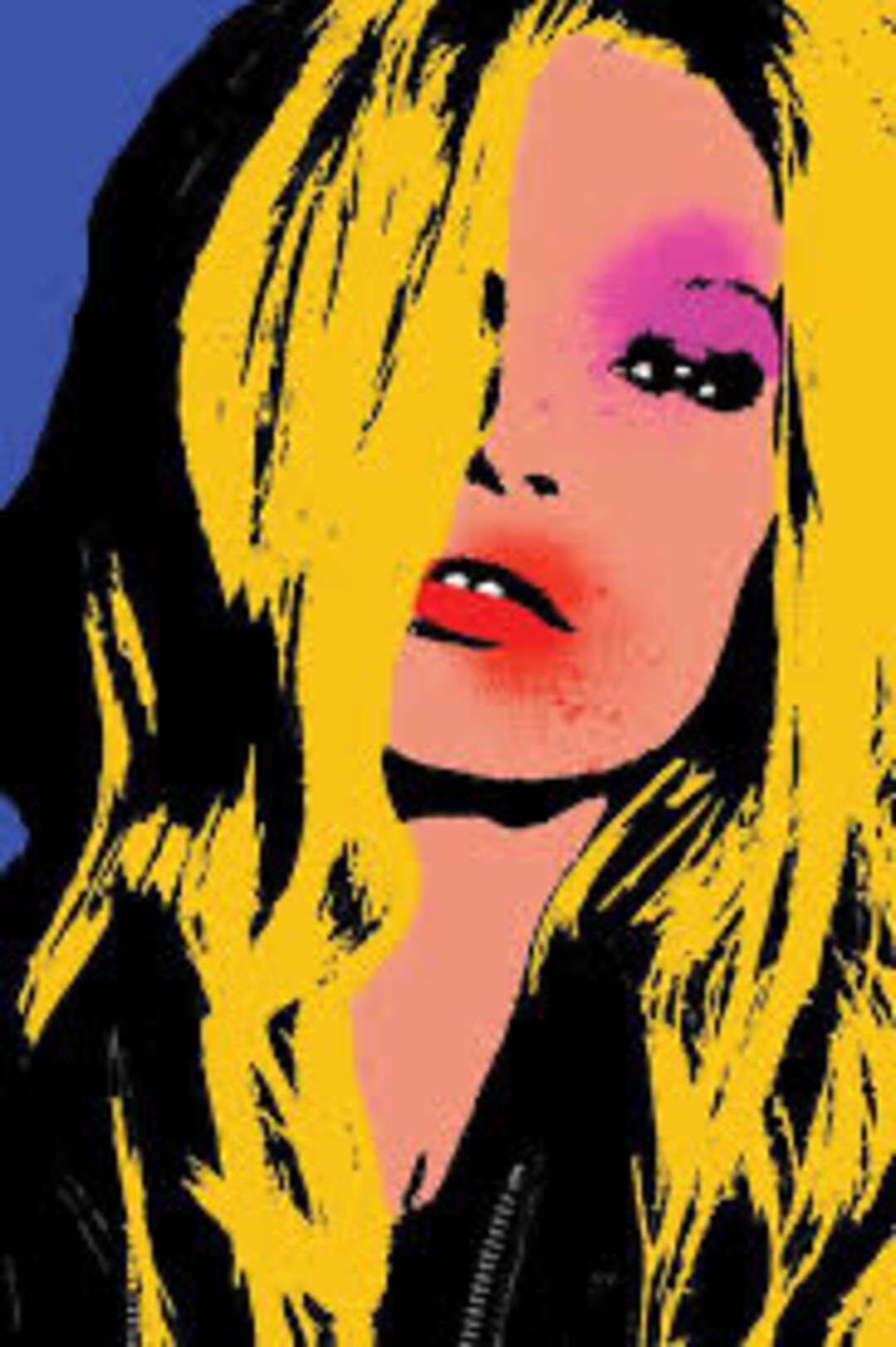 Kate Moss Needlepoint Canvas Etsy