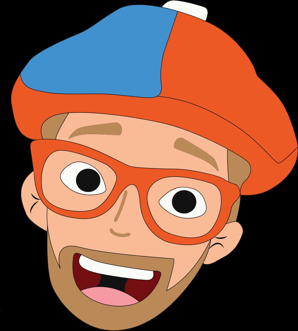 Blippi svg File svg cute file png clipart image instant Etsy