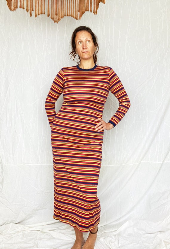 Vintage 90’s striped pencil dress