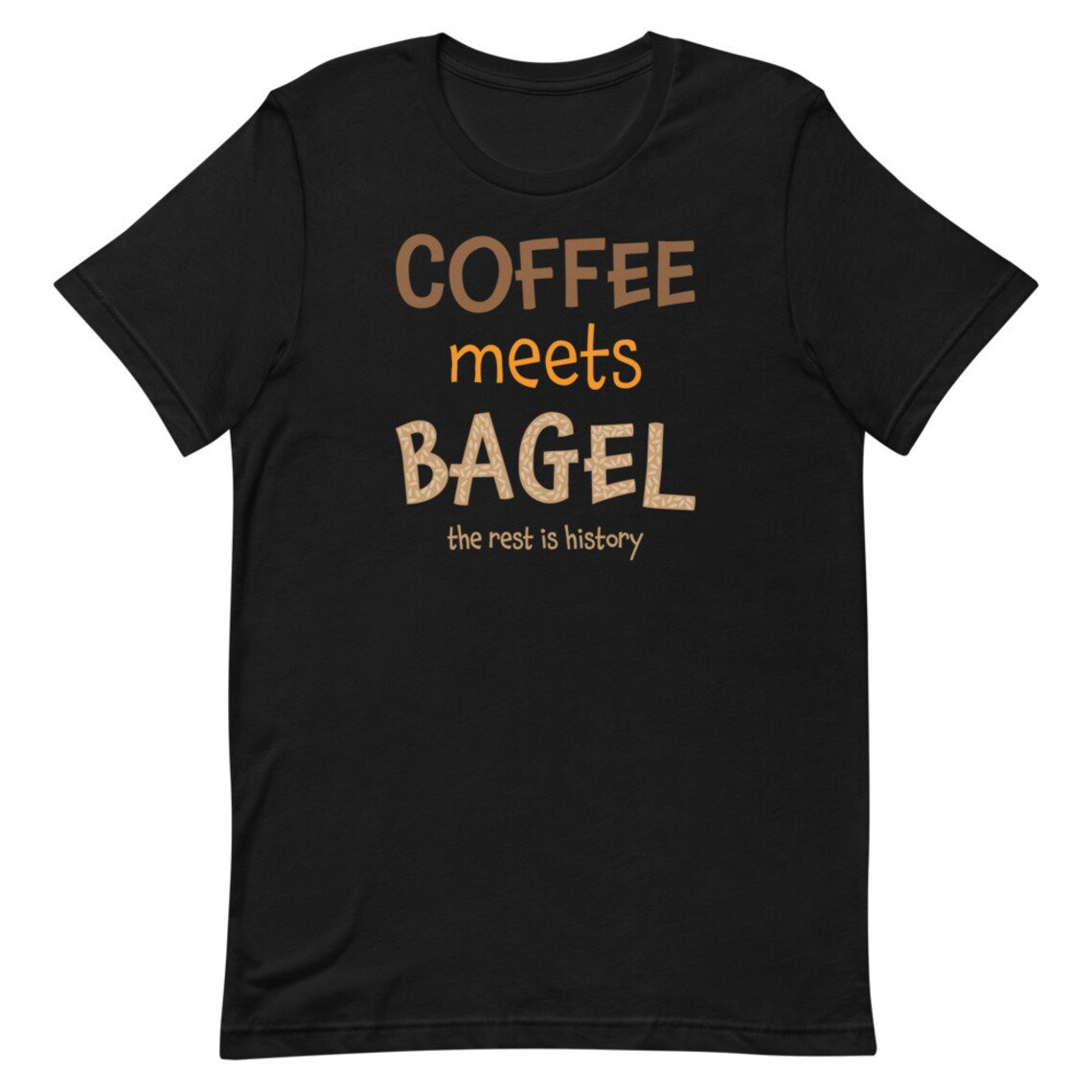 Coffee Meets Bagel. Shortsleeve Unisex Tshirt Etsy Hong Kong