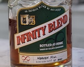 Infinity Bottle Label - Old Fitzgerald Decanter Inspired - Bourbon Whiskey