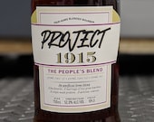 Project 1915 - The People 39 s Blend - Custom Blend Label - Bourbon Whiskey