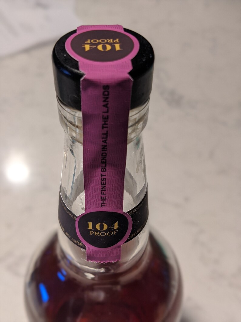 Old Forester 1915 Custom Blend Label Bourbon Whiskey Etsy