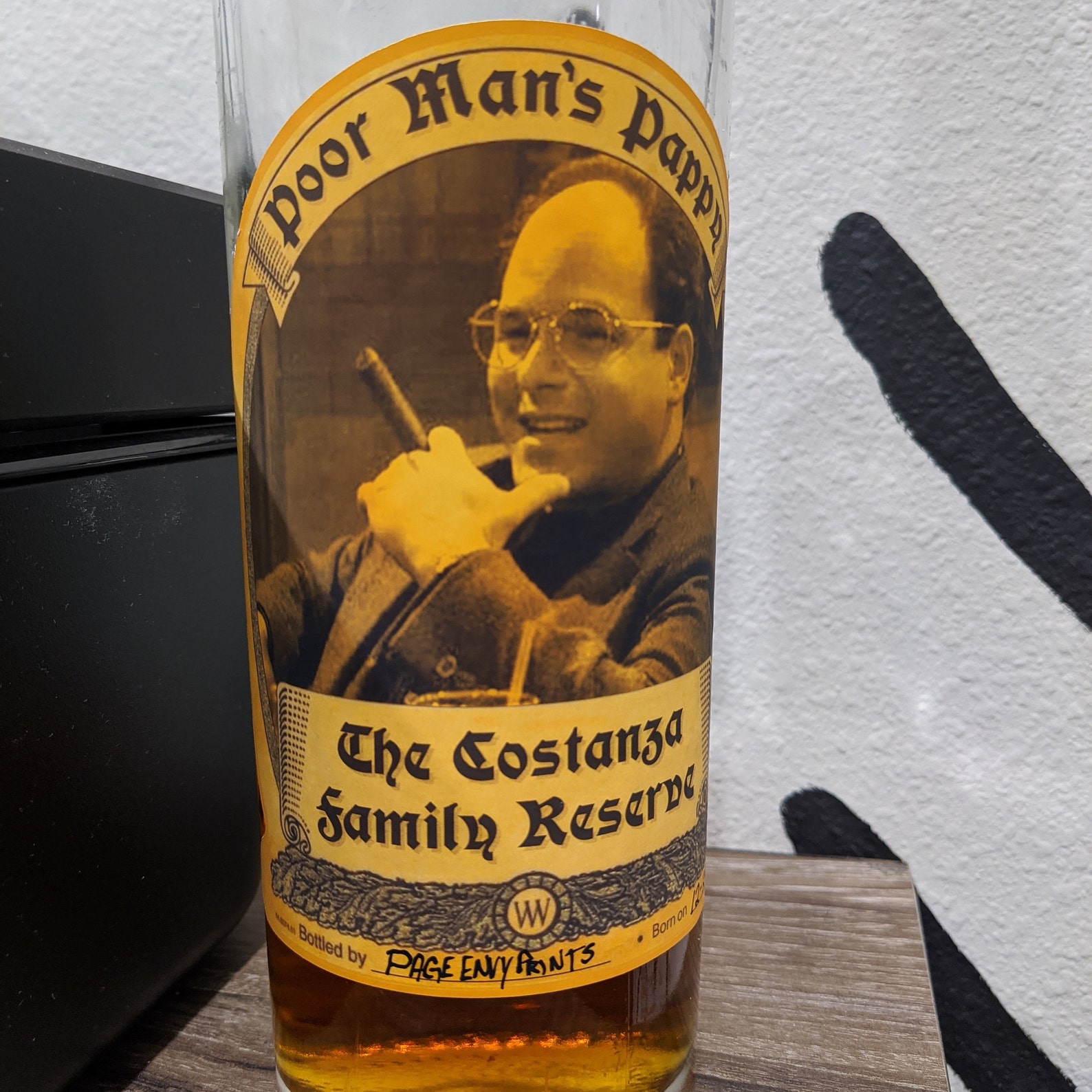 Poor Man's Pappy Label Seinfeld Edition | Etsy