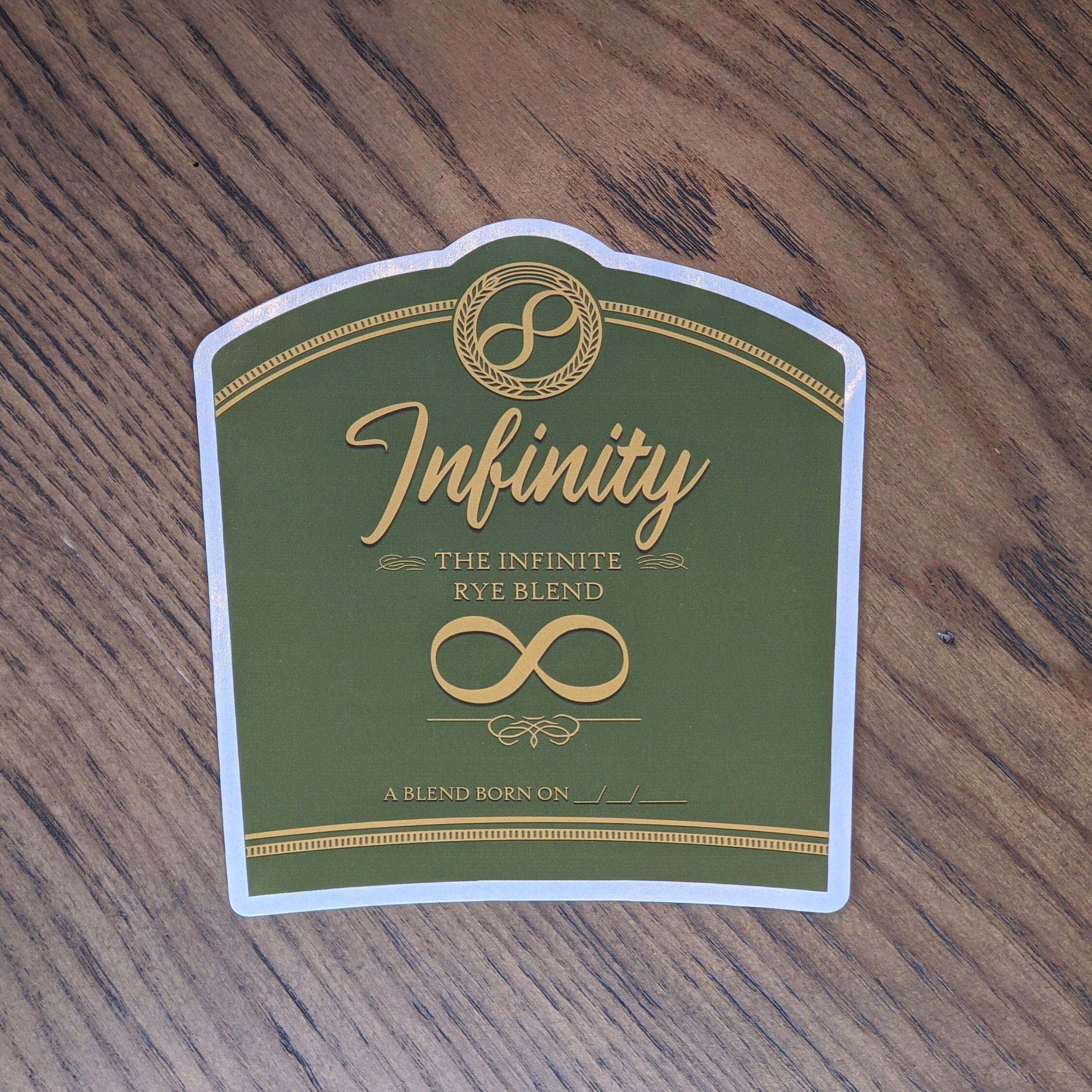 Infinity Bottle Label Rye Blend WellerInspired Etsy