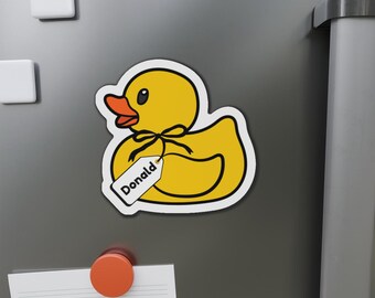 Cruise Door Magnet Custom Personalized Door Decoration Cute Cruise Themed Gift Personalized Rubber Duck Magnet for Door Travel Gift Name Tag