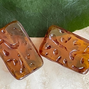 Destash Glasperlen: Tschechische rechteckige Table Cut Perlen