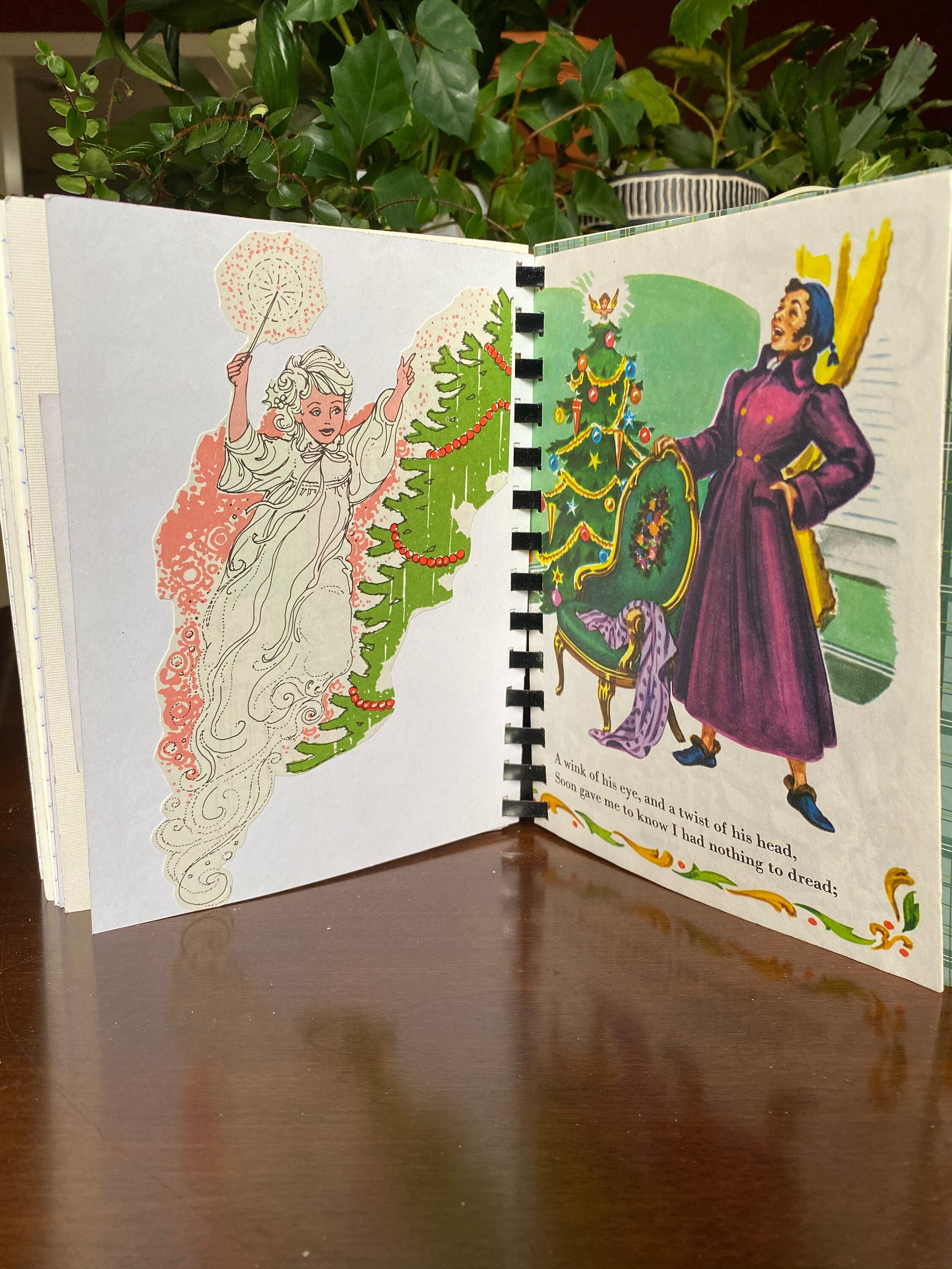 Vintage the Night Before Christmas Golden Book1979 Junk Journal - Etsy