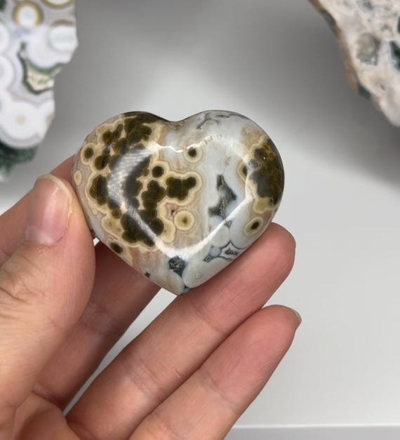 8th veinオーシャンジャスパーハート②꧂ 希少8thveinエイスベイン