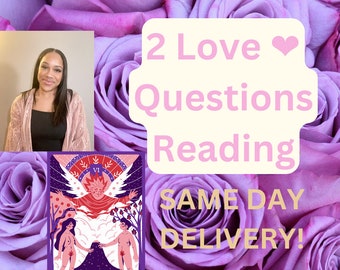 2 LOVE QUESTION Psychic Reading, Fast Accurate Answers NOW