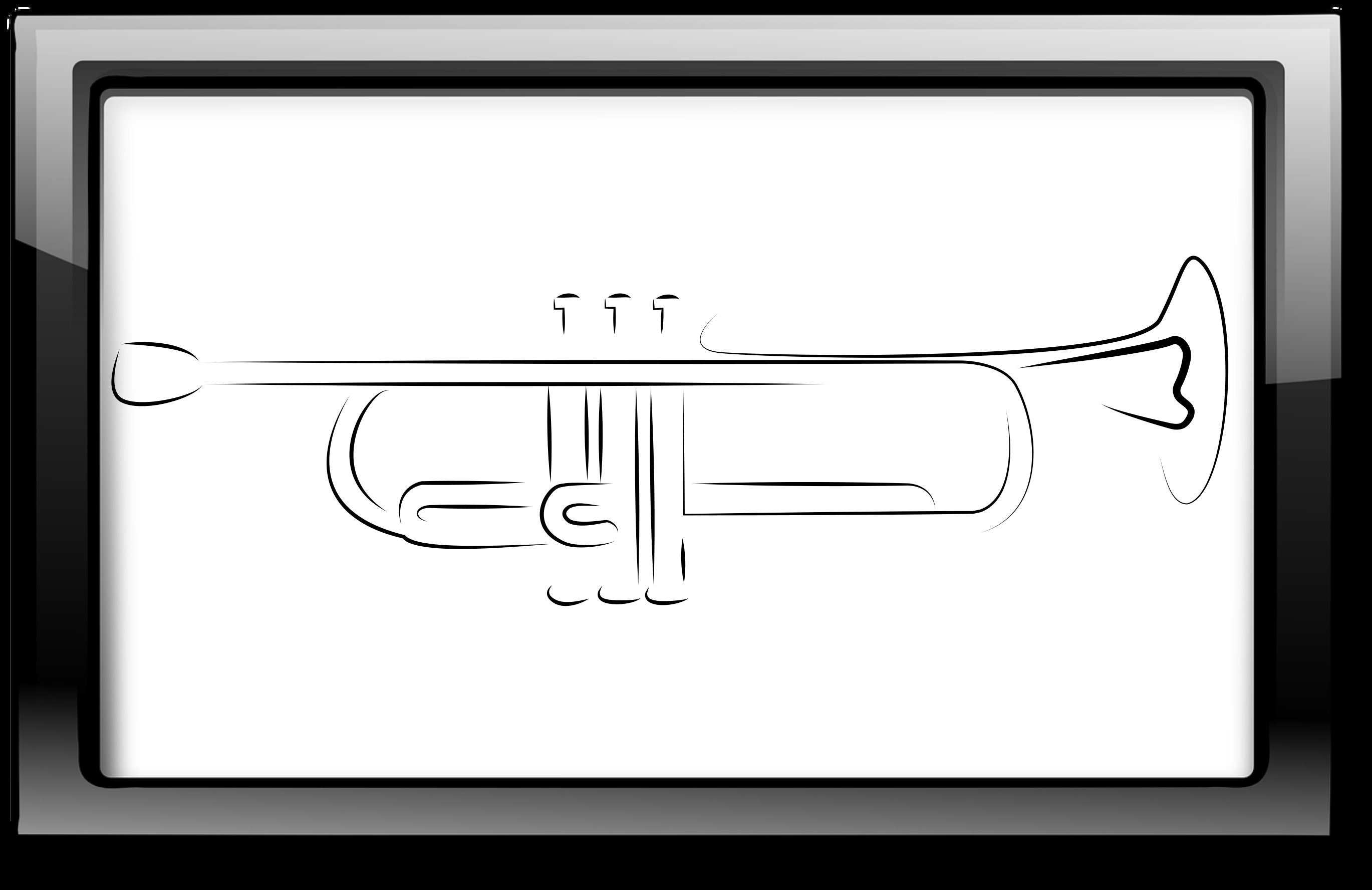 Trumpet Step File Trumpet Digital File for Abstract Wall Decor, Minimalist Art for Any ...