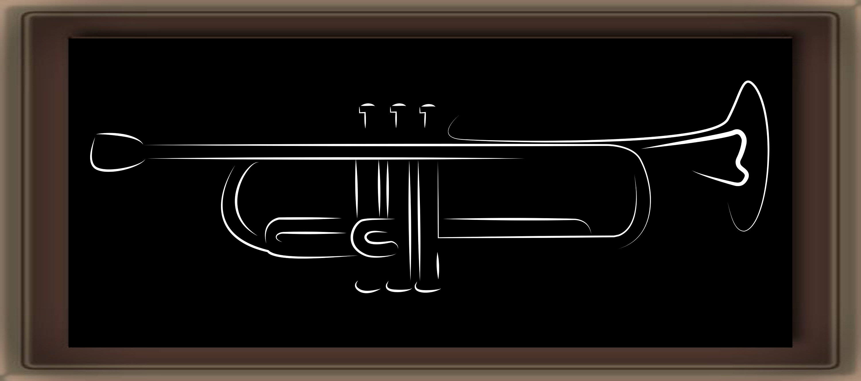 Trumpet Step File Trumpet Digital File for Abstract Wall Decor, Minimalist Art for Any ...