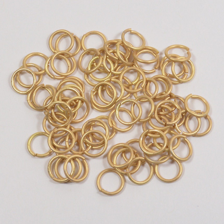 900 PCS Jump Rings for Jewelry Making Gold and Silver Plated Solid Brass  Open Jump Rings Bulk (4 6 8 10mm）