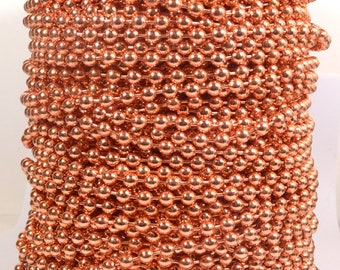 6.3mm Ball Chain - 100% Copper - Choose Your Length