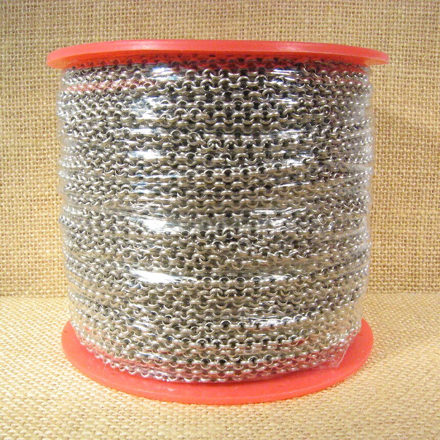 Rolo Chain - Antique Silver - CH12-AS - Choose Your Length - Etsy