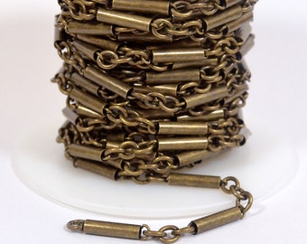 Dynamite Chain - Antique Brass - CH147-AB - Choose Your Length