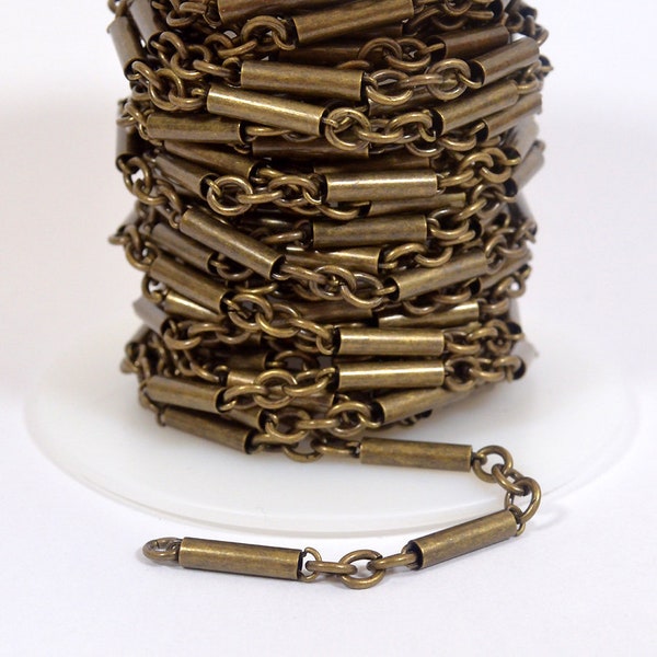 Dynamite Chain - Antique Brass - CH147-AB - Choose Your Length