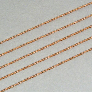 100% Copper Ball Chain 2mm - GC129 - Choose Your Length