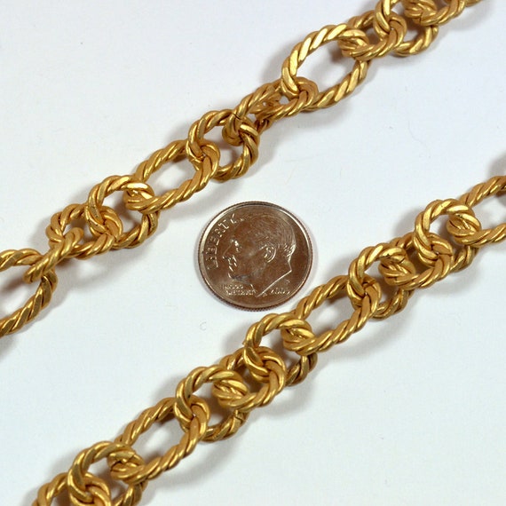 Mixed Rope Chain Matte Gold CH84-MG Choose Your Length - Etsy