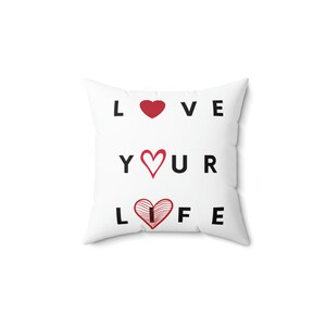 Spun Polyester Square Pillow