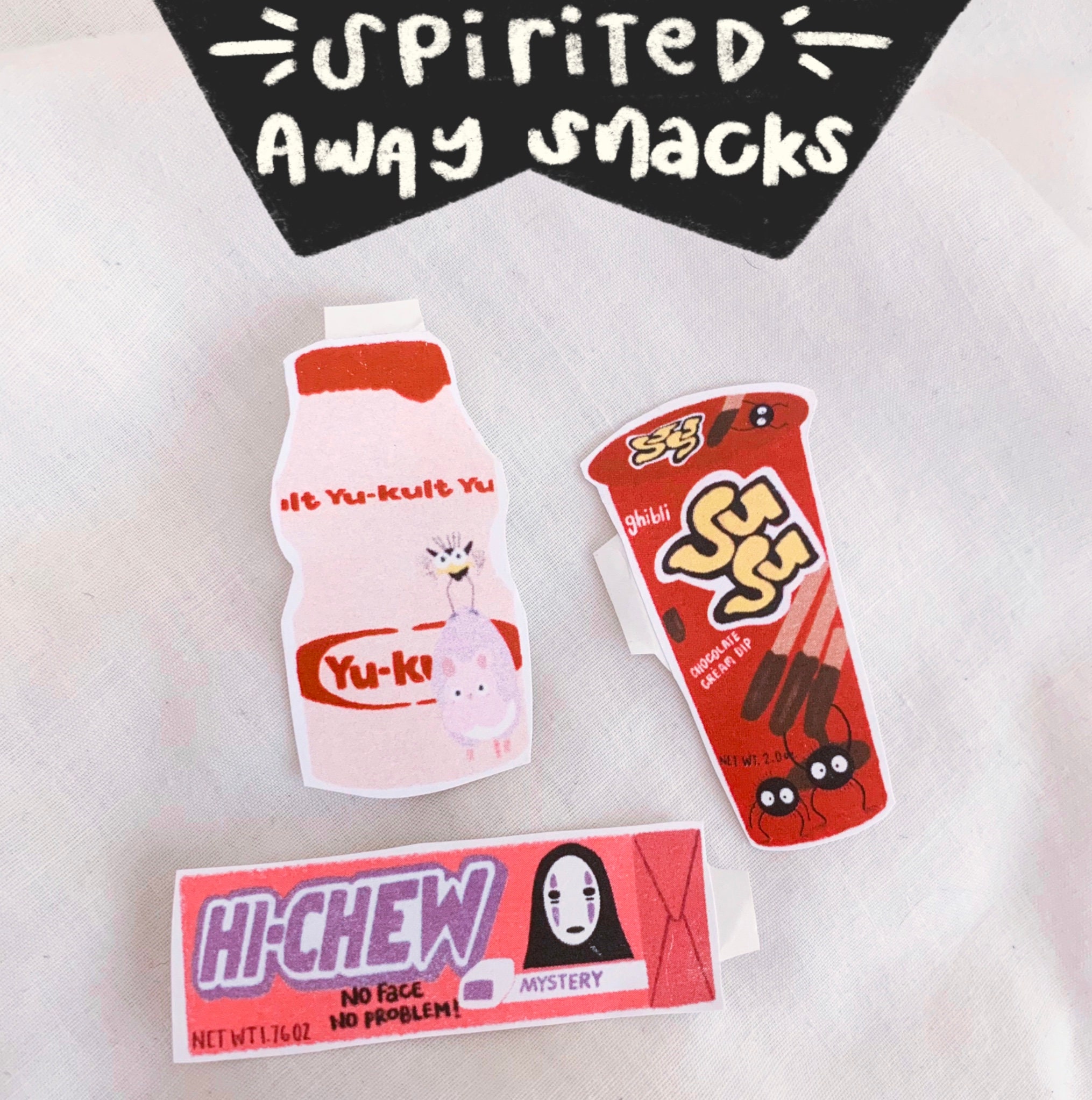 Stickers •studio Ghibli X Snack• In 2021 6B1