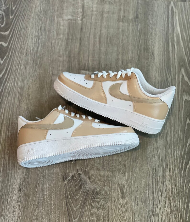 Neutral Beige Scale Custom Air Force 1 