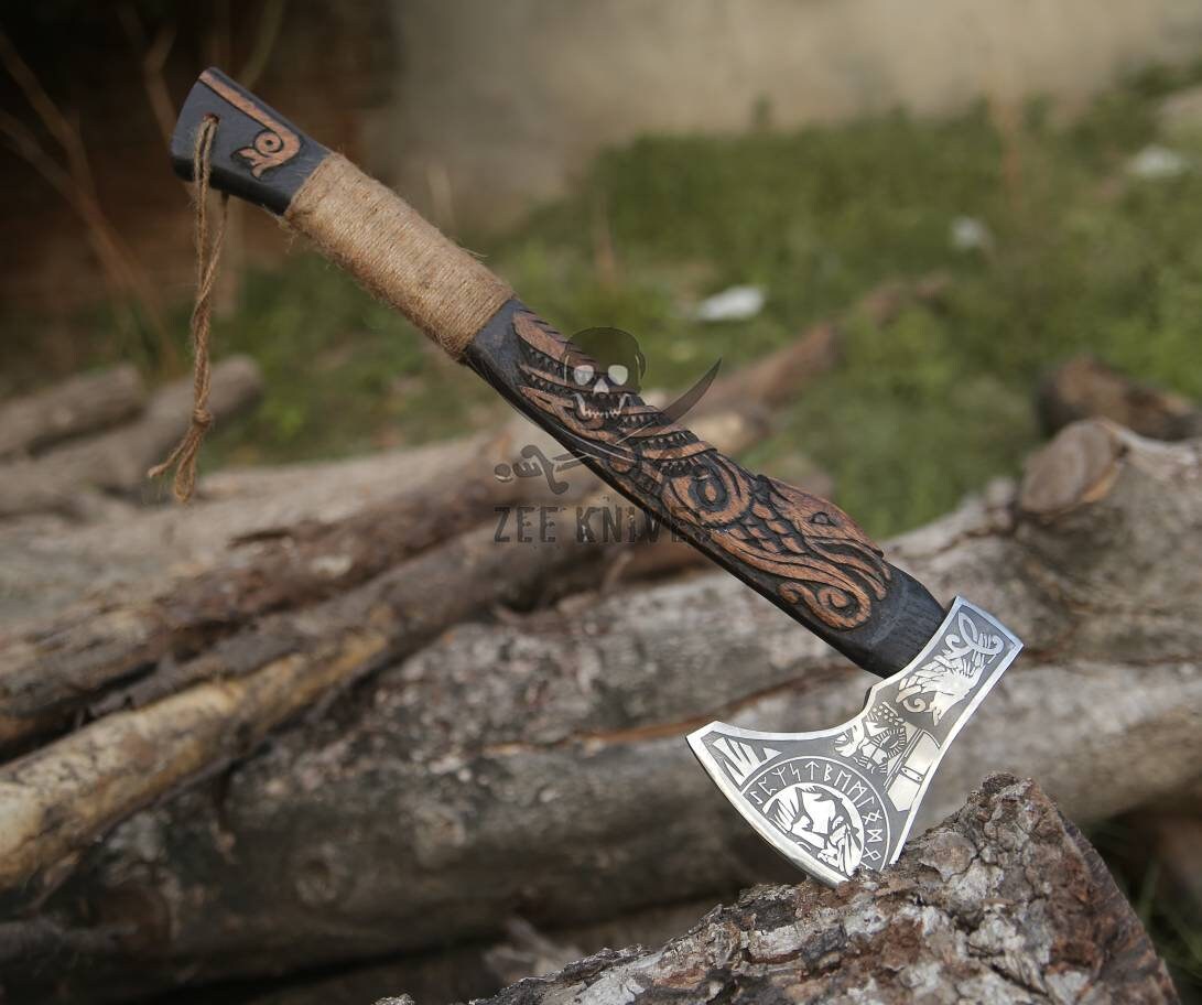 Axe Tattoo Etsy