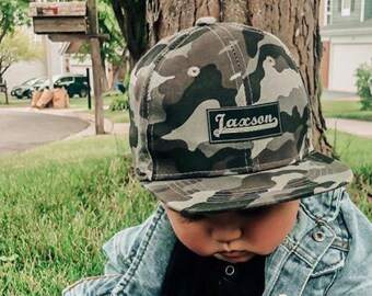 baby flat bill hat