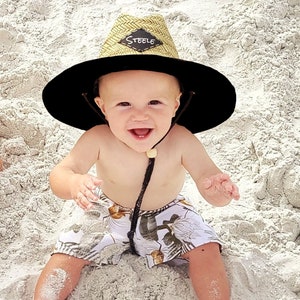 Personalized Name Straw Hat, Baby Infant Toddler Kids and Adult