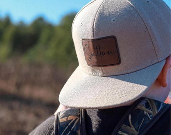 Custom Name Patch Hat, Infant Baby Toddler Kids and Adult, Snapback