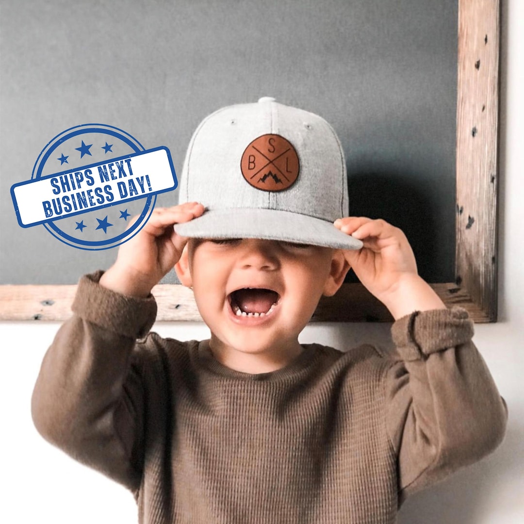 Personalized Toddler Baseball Cap | Custom Name Kids Hat Adjustable Trucker Style