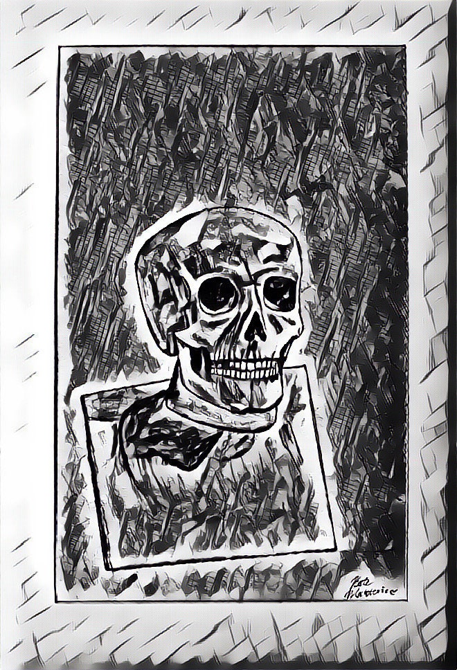 Stylized and Cartoonish Skull Sketches