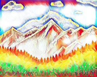 Colorful Colorado Painting