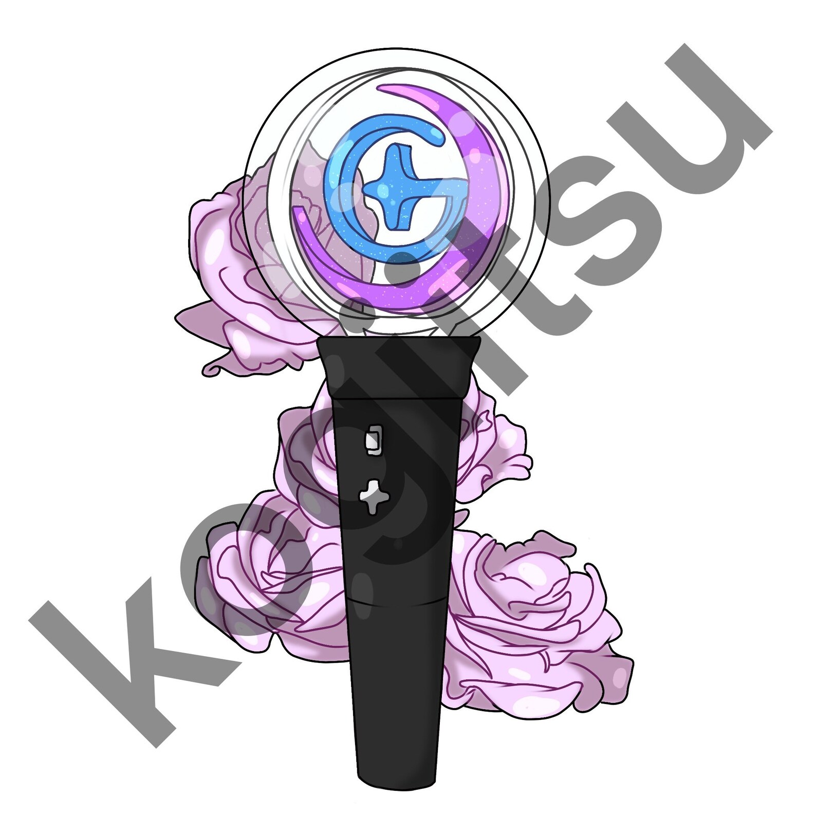 Kpop Lightstick Keychain GIRL GROUPS editition Etsy