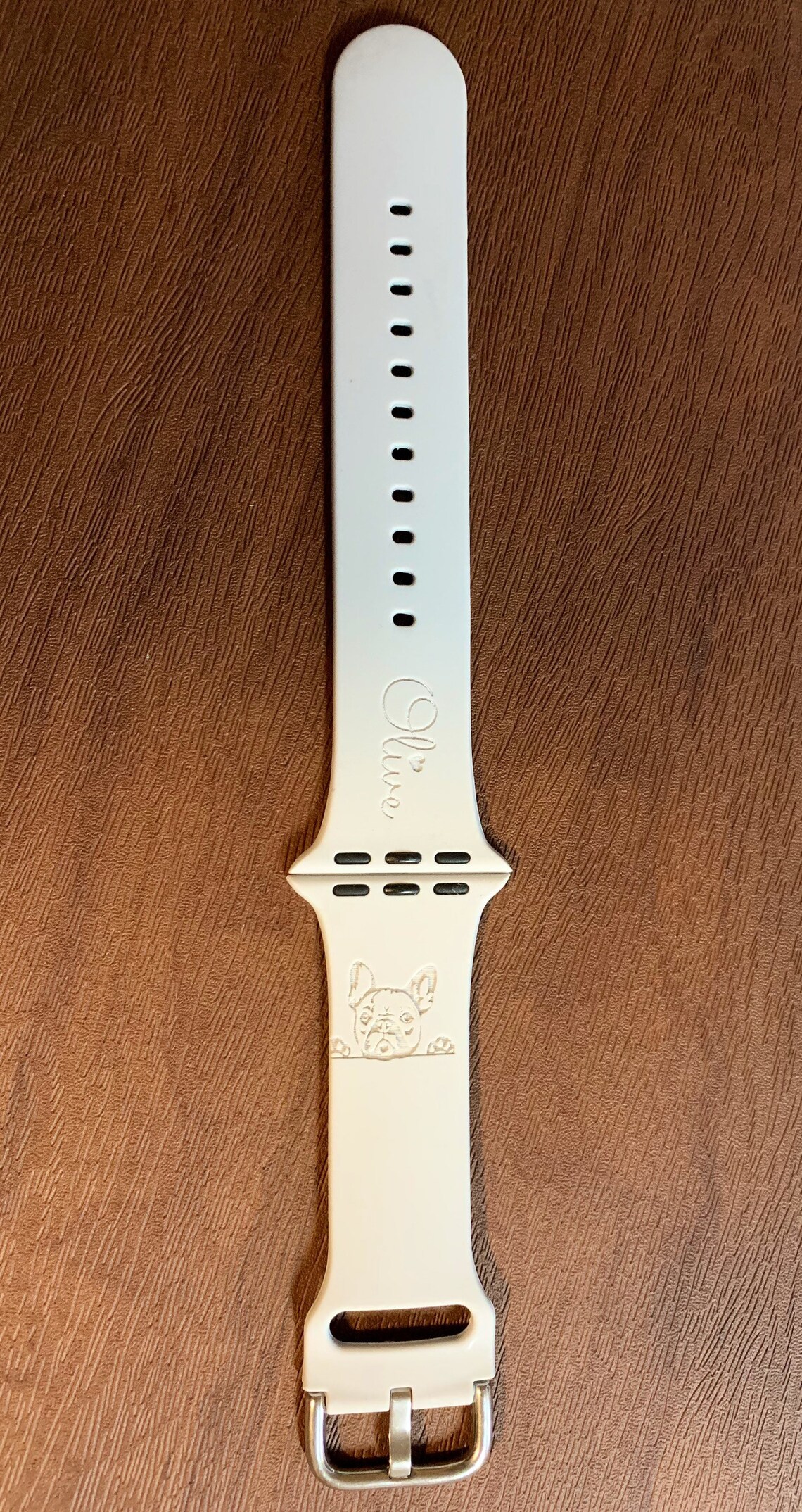 Engraved Watch Band Custom Silicone Watch Band Personalized Etsy